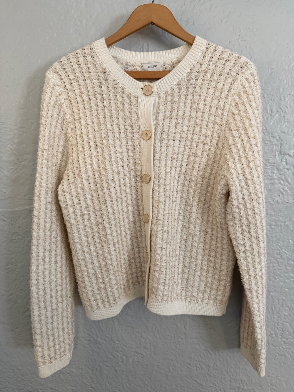 Knit lady jacket cardigan sweater - Picture 3 of 9